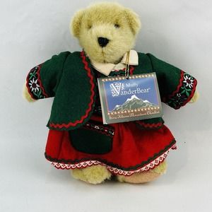Eine Kleine Mountain Climbin' Muffy‎ Vanderbear 7" Plush Bear NABCO 1992 Flawed